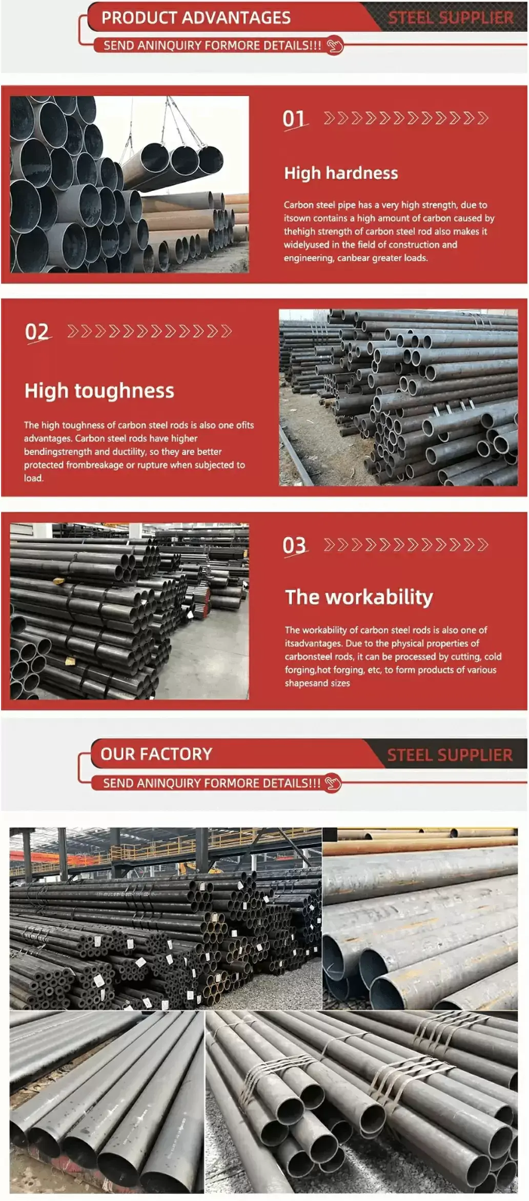 40Cr Carbon Steel Seamless Tube/Pipe1