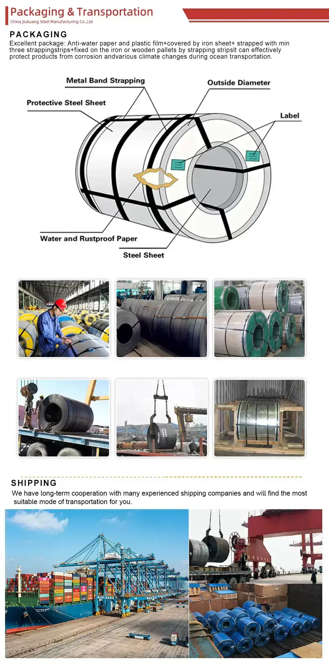 S235JR/S345C Carbon Steel Coil/Strip6